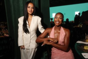 Becky G and Coco Jones at Fashion Trust U.S. Awards 2026 held at Nya Studios West on April 07, 2026 in Los Angeles, California.
