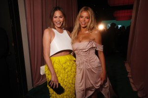 Chrissy Teigen and Brooks Nader at Fashion Trust U.S. Awards 2026 held at Nya Studios West on April 07, 2026 in Los Angeles, California.