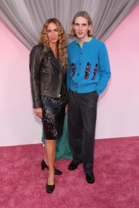 Olympia Gayot and Patrick Taylor at the Fashion Trust U.S. Awards 2026 held at Nya Studios West on April 07, 2026 in Los Angeles, California.