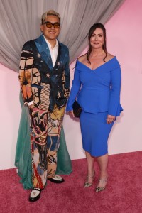 Bobby Kim and Lisa Baldzicki at the Fashion Trust U.S. Awards 2026 held at Nya Studios West on April 07, 2026 in Los Angeles, California.