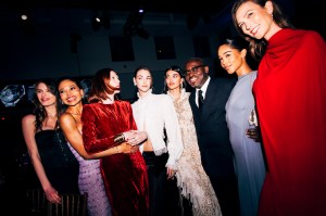 Madison Headrick Nahmad, Emma Thynn, Karen Elson, Vittoria Ceretti, Neelam Gill, Edward Enninful, Laura Harrier and Karlie Kloss.