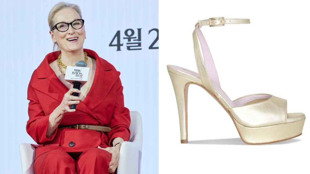 Meryl Streep at the press conference for the "The Devil Wears Prada 2" at the Four Seasons Hotel Seoul on Wednesday in Seoul, South Korea.