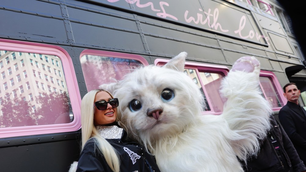 Paris Hilton and Choupette