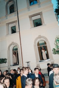 The scene at the Restoration Hardware Grand Opening event in Milan.
