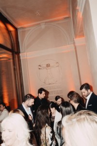The scene at the Restoration Hardware Grand Opening event in Milan.