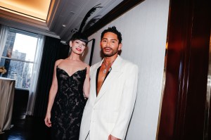 Lauren Levinson and Isaac Boots