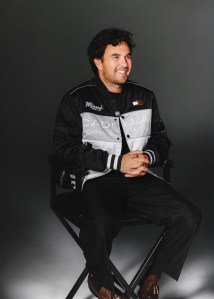 Tommy Hilfiger x Cadillac Formula 1® Team nylon jacket. Thom Browne twill trousers.