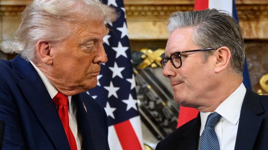 President Donald Trump, U.K. Prime Minister Keir Starmer.