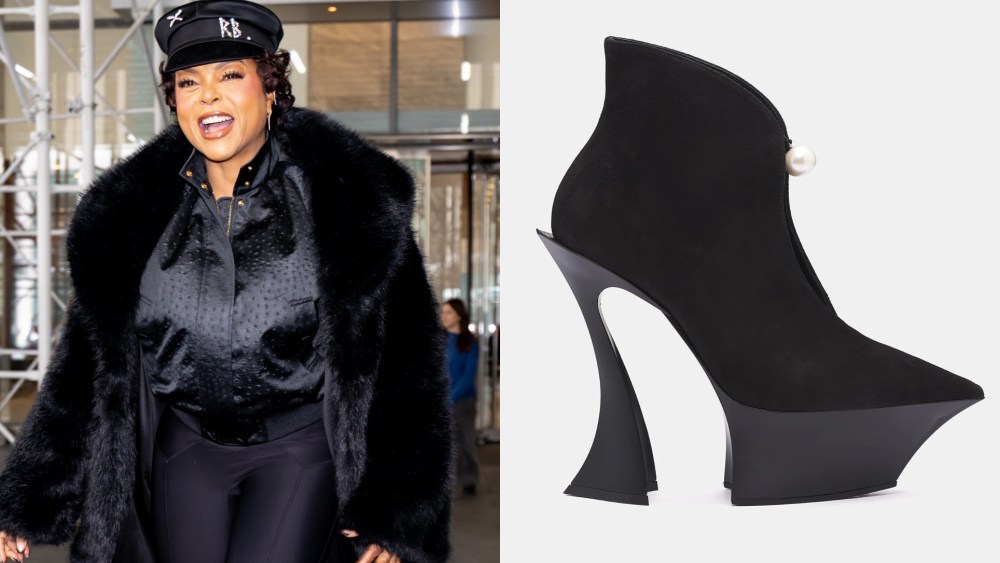 Taraji P. Henson is seen at Sirius XM Studios on Tuesday in New York City.