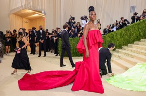 NEW YORK, NEW YORK - SEPTEMBER 13: Venus Williams attends The 2021 Met Gala Celebrating In America: A Lexicon Of Fashion at Metropolitan Museum of Art on September 13, 2021 in New York City. (Photo by Theo Wargo/Getty Images)
