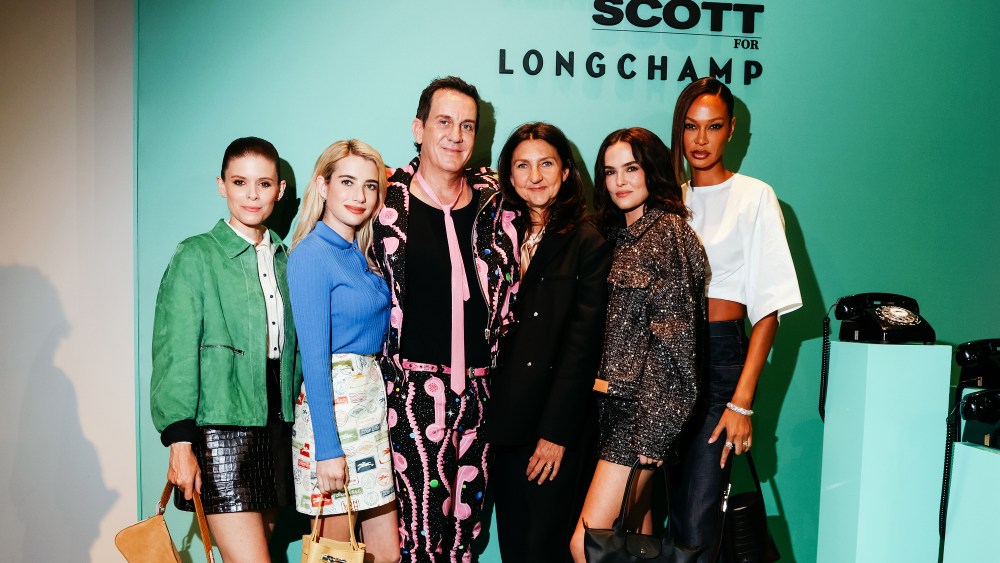 Kate Mara, Emma Roberts, Jeremy Scott, Sophie Delafontaine, Zoey Deutch and Joan Smalls