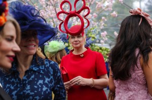 The scene at Central Park Hat Luncheon.