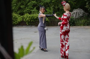 The scene at Central Park Hat Luncheon.