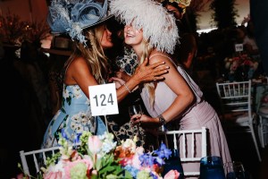 The scene at Central Park Hat Luncheon.