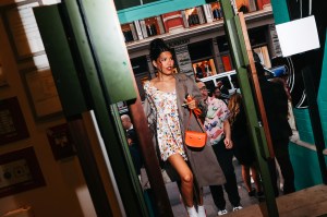 The scene at Longchamp x Jeremy Scott Event.