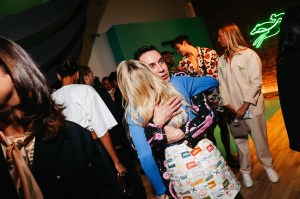 Jeremy Scott and Emma Roberts