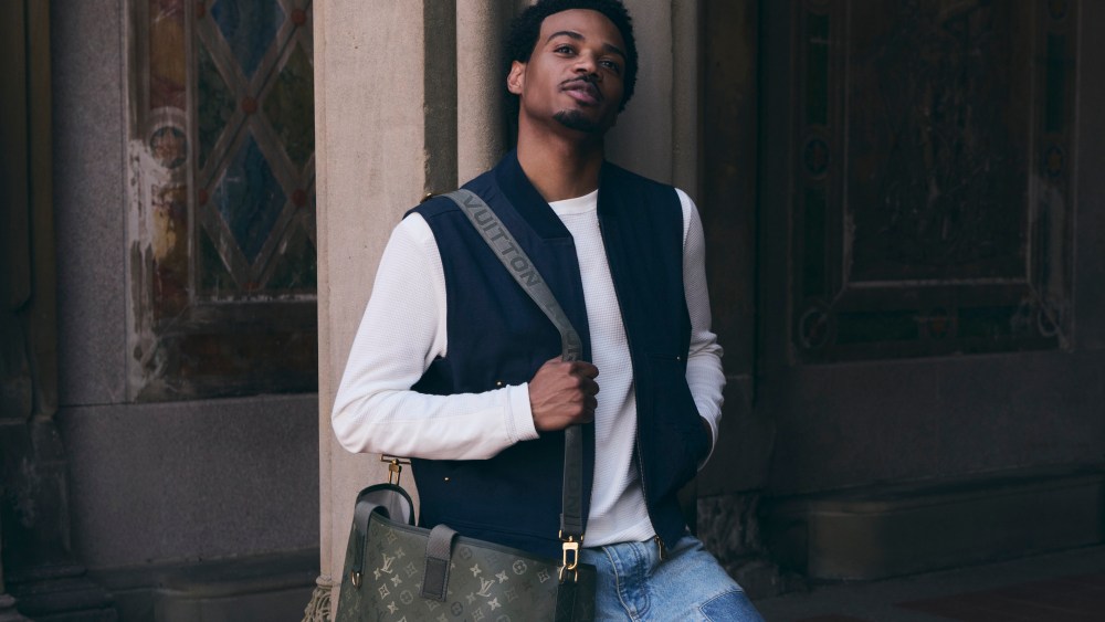 Tyshawn Jones in the Louis Vuitton men's pre-fall campaign