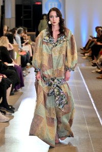 A model walks the runway during the FIT's 2026 Future of Fashion runway show on May 07, 2026 in New York City.