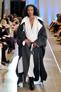 A model walks the runway during the FIT's 2026 Future of Fashion runway show on May 07, 2026 in New York City.