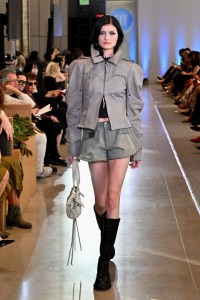 A model walks the runway during the FIT's 2026 Future of Fashion runway show on May 07, 2026 in New York City.