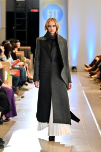 A model walks the runway during the FIT's 2026 Future of Fashion runway show on May 07, 2026 in New York City.