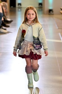 A model walks the runway during the FIT's 2026 Future of Fashion runway show on May 07, 2026 in New York City.