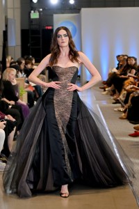A model walks the runway during the FIT's 2026 Future of Fashion runway show on May 07, 2026 in New York City.