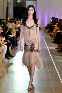 A model walks the runway during the FIT's 2026 Future of Fashion runway show on May 07, 2026 in New York City.