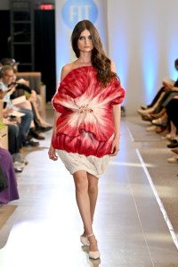A model walks the runway during the FIT's 2026 Future of Fashion runway show on May 07, 2026 in New York City.