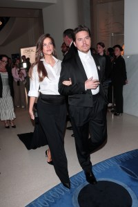 CANNES, FRANCE - MAY 15: Barbara Palvin and Dylan Sprouse are seen at Hotel Martinez during the 79th annual Cannes Film Festival on May 15, 2026 in Cannes, France. (Photo by Jacopo Raule/GC Images)