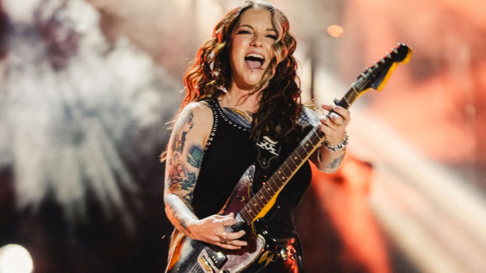 Ashley McBryde on stage