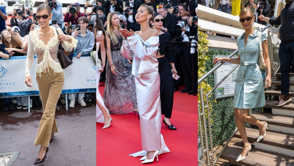 Bella Hadid during the 2026 Cannes Film Festival.