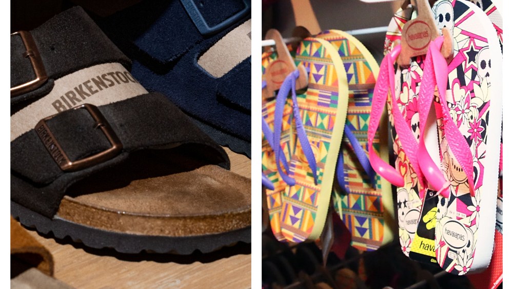 Bikenstock sandals/Havanaias flip flops