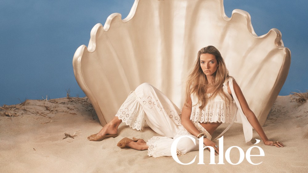 A look at Apple Martin in the  Chloé à la Plage 2026 Campaign.