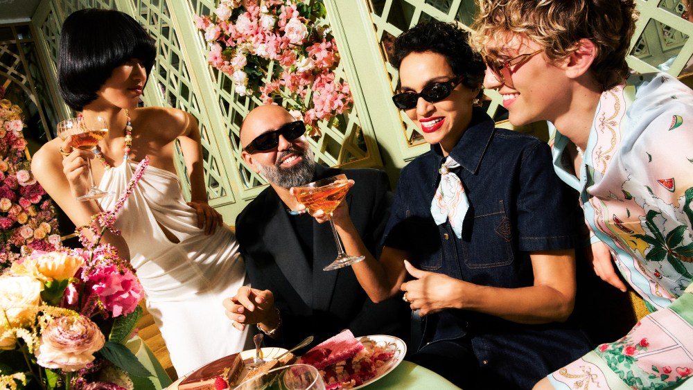 Casablanca Ladurée campaign Asako Sato, Charaf Tajer, Farida Khelfa and Noah Hanes