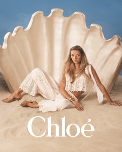 A look at Apple Martin in the  Chloé à la Plage 2026 Campaign.