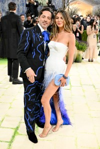 Sergey Brin and Gerelyn Gilbert-Soto at The 2026 Met Gala Celebrating "Costume Art" held at The Metropolitan Museum of Art on May 04, 2026 in New York, New York.