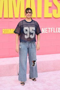 Amber Frank at Netflix's "Roommates" Los Angeles Premiere held at The Egyptian Theatre on April 13, 2026 in Los Angeles, California. (Photo by Michael Buckner/Variety via Getty Images)