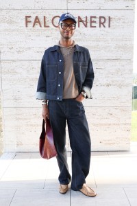 Chaise Dennis at the Falconeri Dinner celebrating the Ultrafine Cashmere Collection held at Getty House on April 23, 2026 in Los Angeles, California. (Photo by Chad Salvador/WWD via Getty Images)