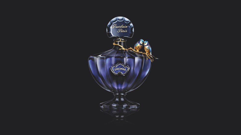 A limited-edition bottle of Shalimar