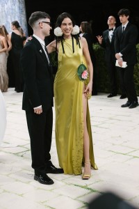 Tom Sturridge and Alexa Chung at The 2026 Met Gala Celebrating "Costume Art" held at The Metropolitan Museum of Art on May 04, 2026 in New York, New York.
