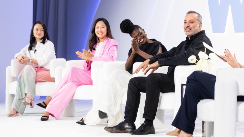 Christine Chang, Sarah Lee, Danessa Myricks, Mazdack Rassi and Kathryn Hopkins at the 2026 Beauty CEO Summit.