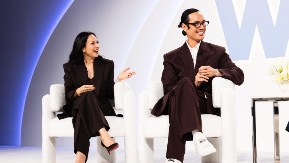 Patrick Ta and Kimberly Villatoro at WWD's 2026 Beauty CEO Summit.