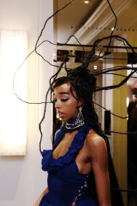 Kayra Theodore at The Mark Hotel before the 2026 Met Gala: "Costume Art" on May 4, 2026 in New York, New York.