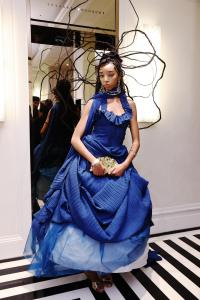 Kayra Theodore at The Mark Hotel before the 2026 Met Gala: "Costume Art" on May 4, 2026 in New York, New York.