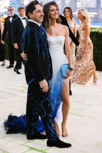 Sergey Brin and Gerelyn Gilbert-Soto at The 2026 Met Gala Celebrating "Costume Art" held at The Metropolitan Museum of Art on May 04, 2026 in New York, New York.