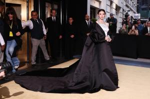 Karina at The Carlyle: 2026 Met Gala Departures held at The Carlyle on May 04, 2026 in New York, New York.