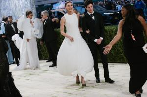 Karlie Kloss, Joshua Kushner and Tyler Kitterman at The 2026 Met Gala Celebrating "Costume Art" held at The Metropolitan Museum of Art on May 04, 2026 in New York, New York.