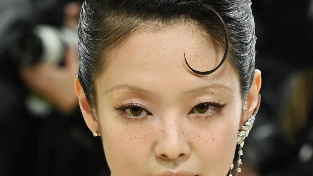 Jennie Kim at The 2026 Met Gala Celebrating "Costume Art" held at The Metropolitan Museum of Art on May 04, 2026 in New York, New York.