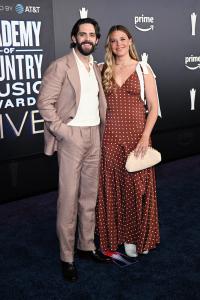 Thomas Rhett and Lauren Akins at The 61st Academy of Country Music Awards held at MGM Grand Garden Arena on May 17, 2026 in Las Vegas, Nevada.
